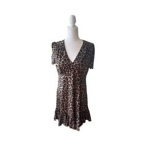Michael Kors cheetah print mini dress